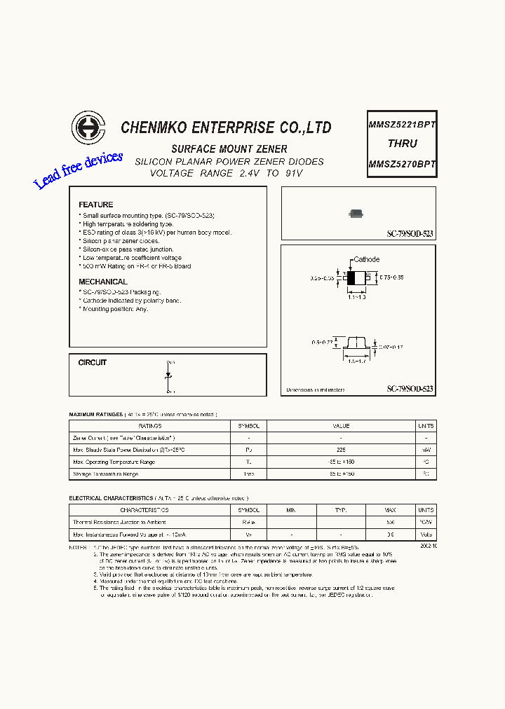 MMSZ5262BPT_4463837.PDF Datasheet