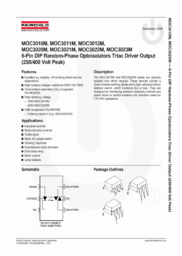 MOC3010M09_4879998.PDF Datasheet
