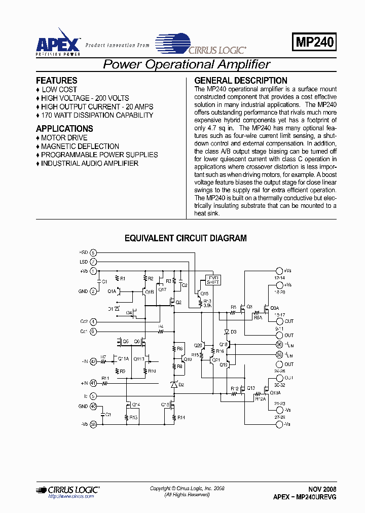 MP240_4325411.PDF Datasheet