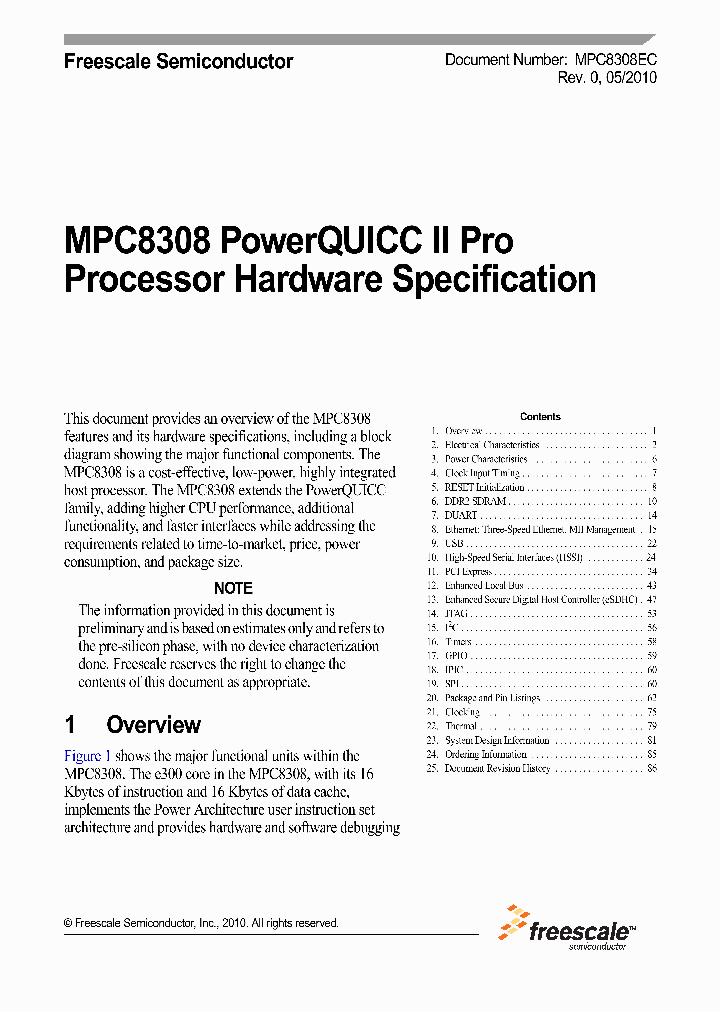 MPC8308CVMADDA_4599614.PDF Datasheet