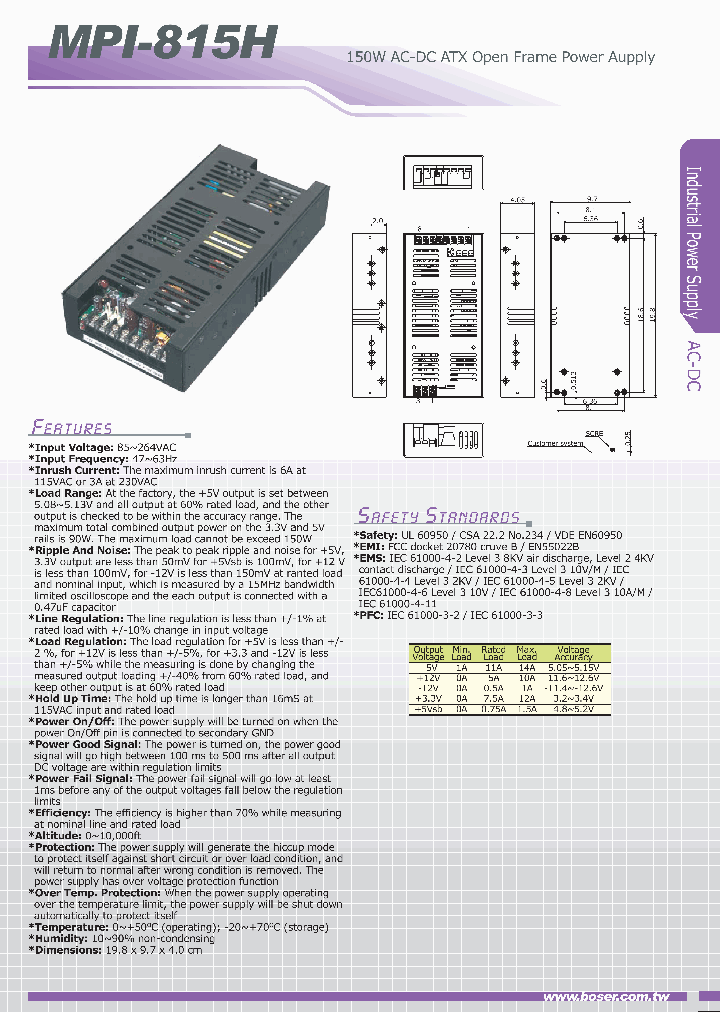 MPI-815H_4509519.PDF Datasheet