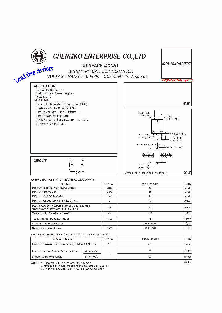 MPL1040ACTPT_4602753.PDF Datasheet
