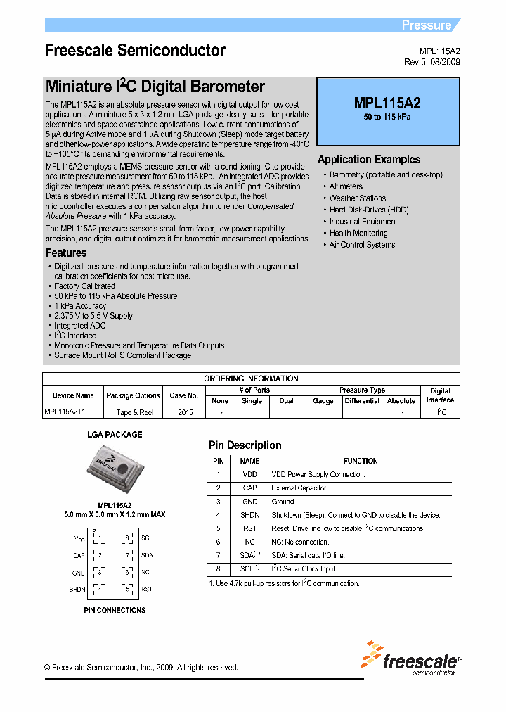 MPL115A2T1_4718936.PDF Datasheet