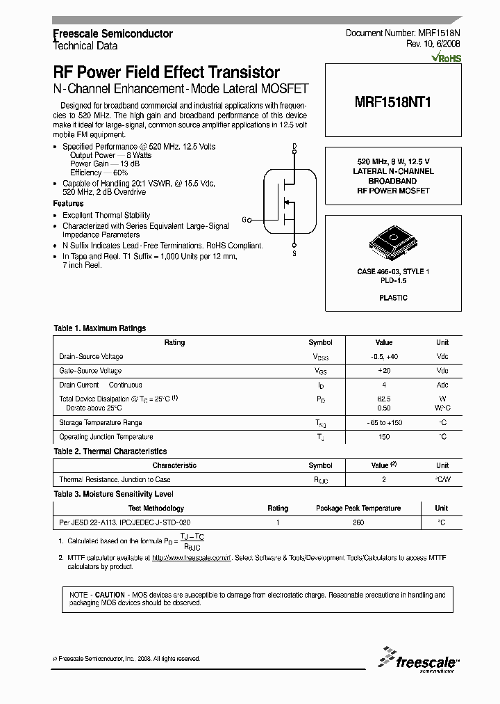 MRF1518NT108_4491708.PDF Datasheet