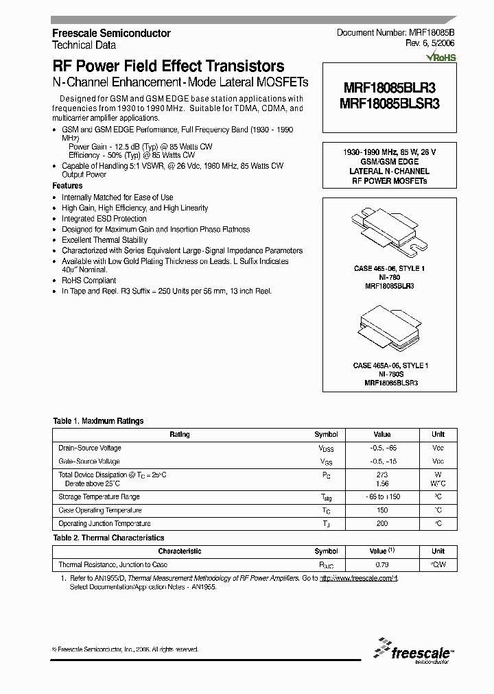 MRF18085BLR3_4240112.PDF Datasheet