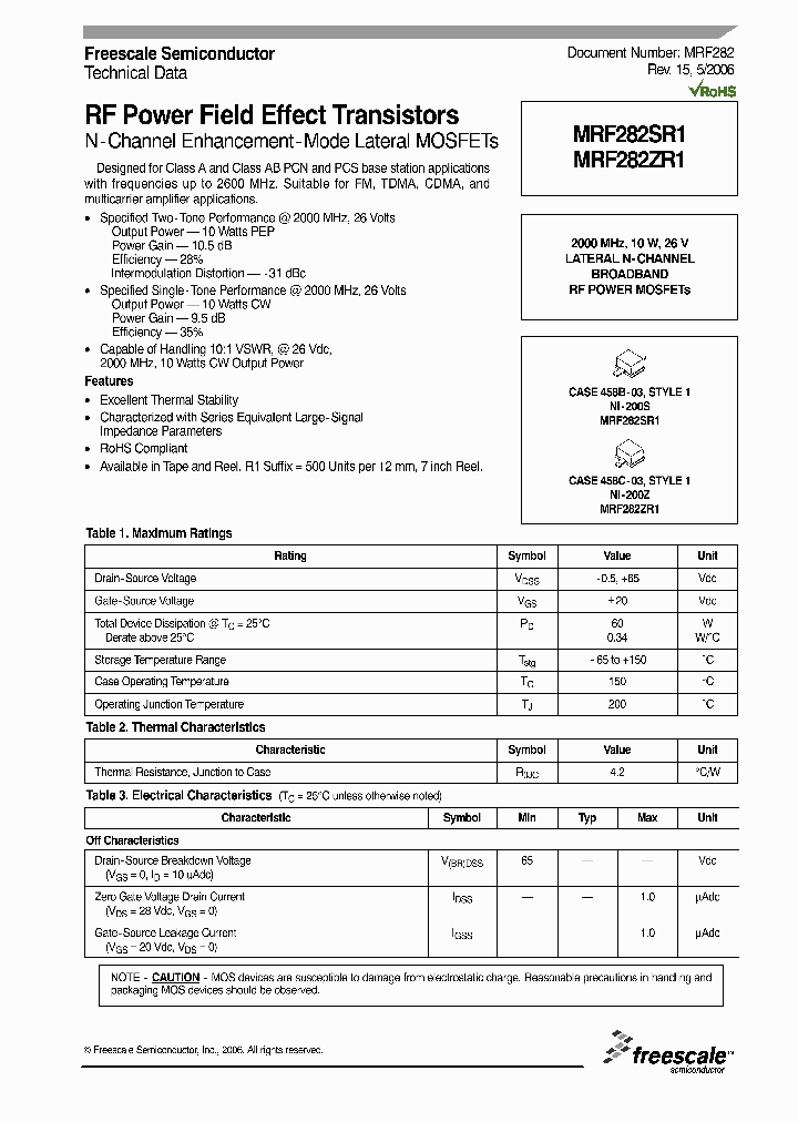 MRF282_4574421.PDF Datasheet