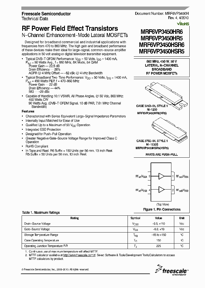 MRF6VP3450HR610_4878299.PDF Datasheet