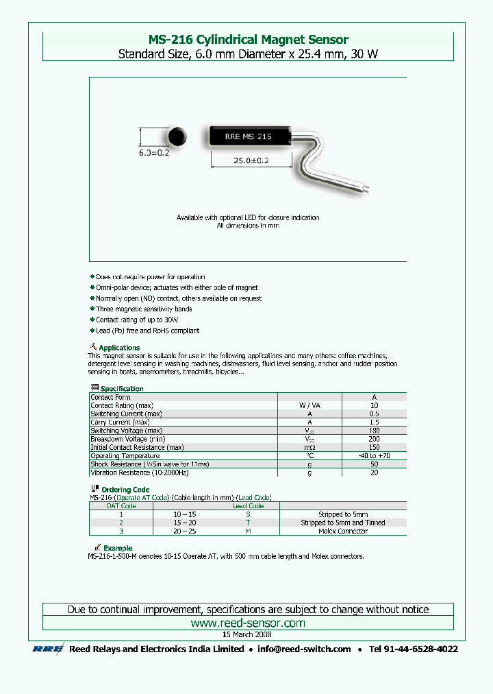 MS-216-1_4763347.PDF Datasheet