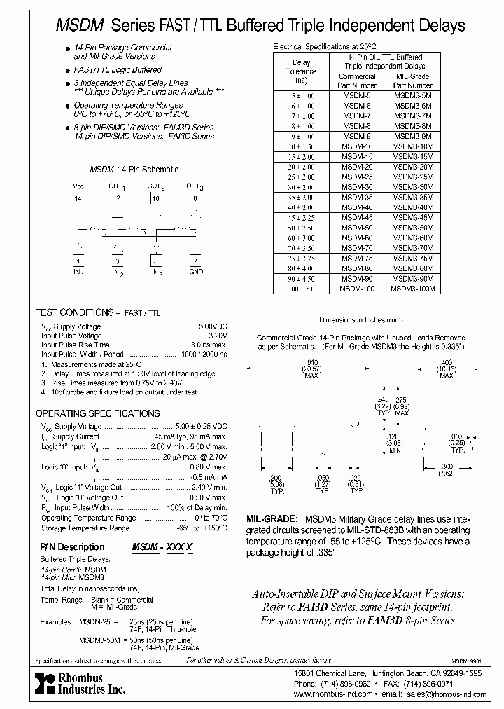 MSDM3-100M_4348459.PDF Datasheet