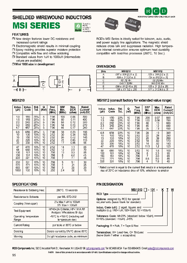 MSI1812-101-KBQ_4644176.PDF Datasheet