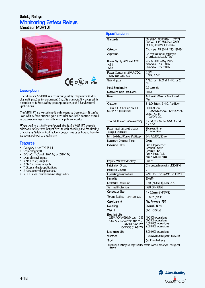 MSR18T_4296919.PDF Datasheet