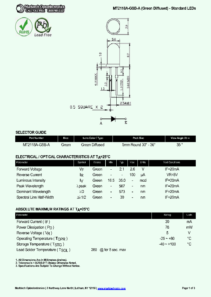 MT2118A-GSB-A_4644737.PDF Datasheet