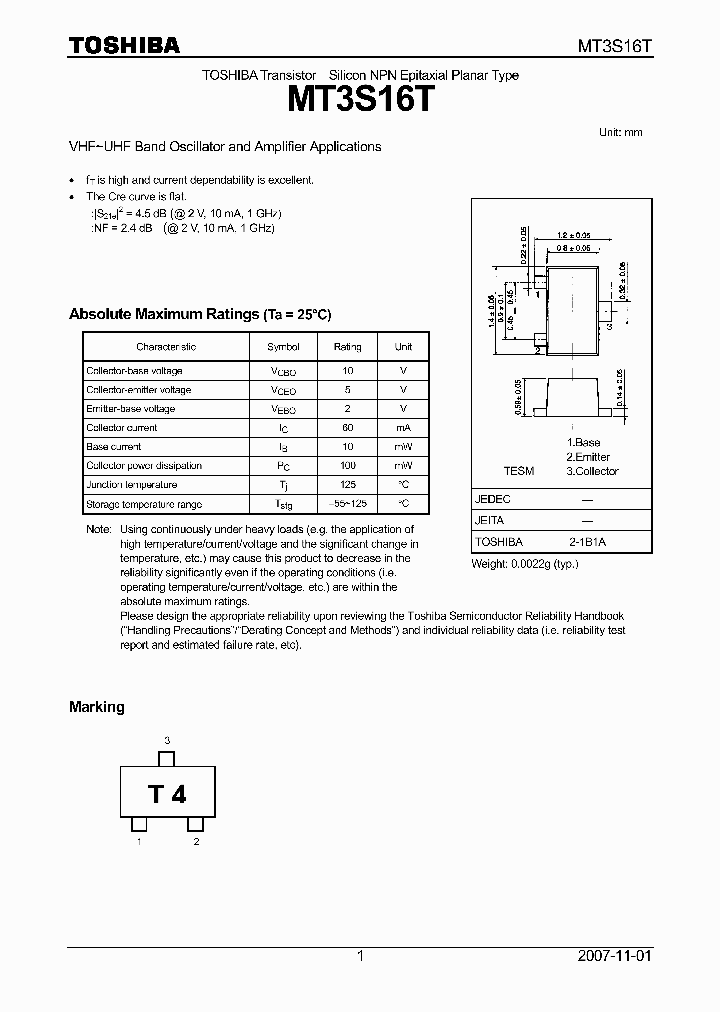 MT3S16T_4339393.PDF Datasheet