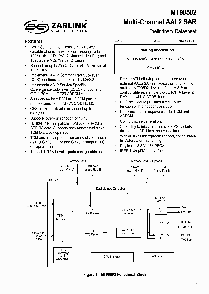 MT90502AG_4378562.PDF Datasheet