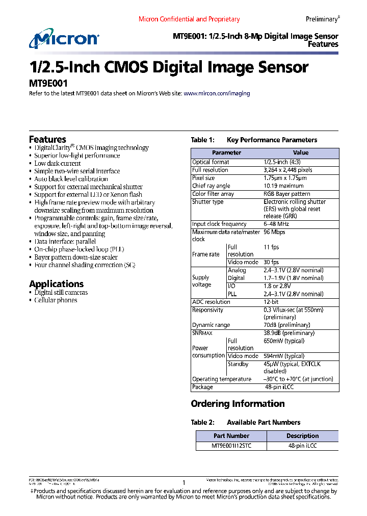 MT9E001I12STC_4651146.PDF Datasheet