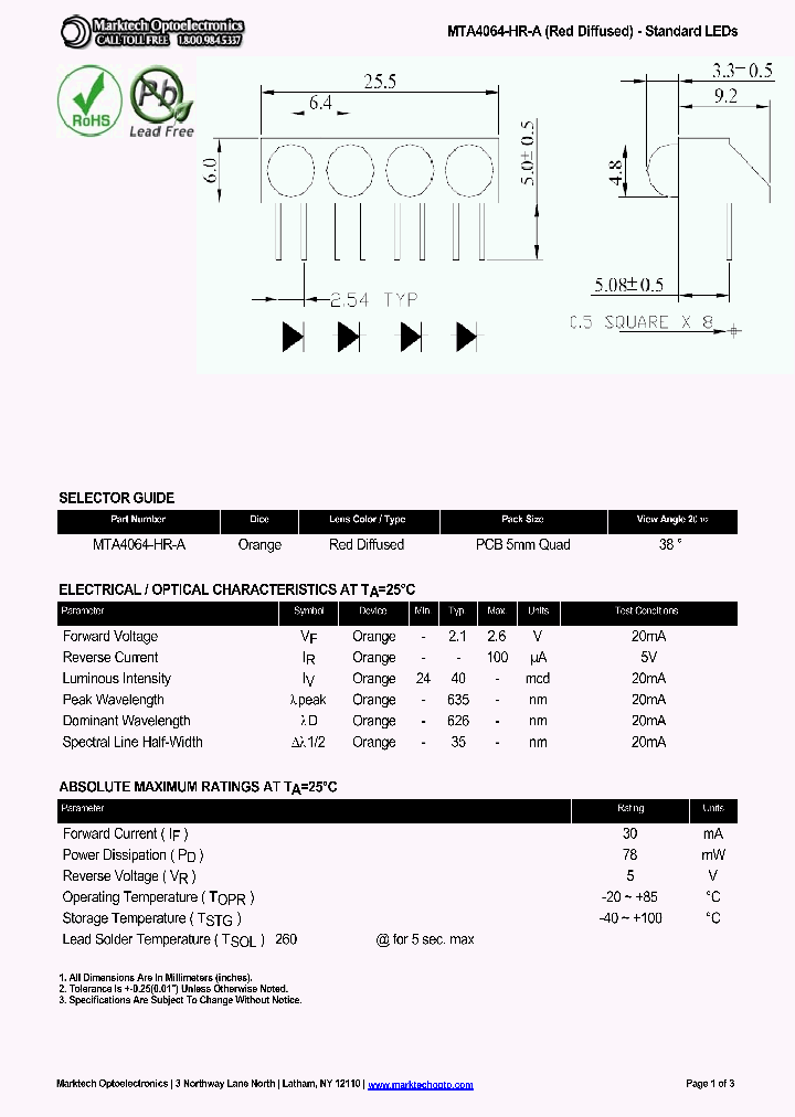MTA4064-HR-A_4594032.PDF Datasheet