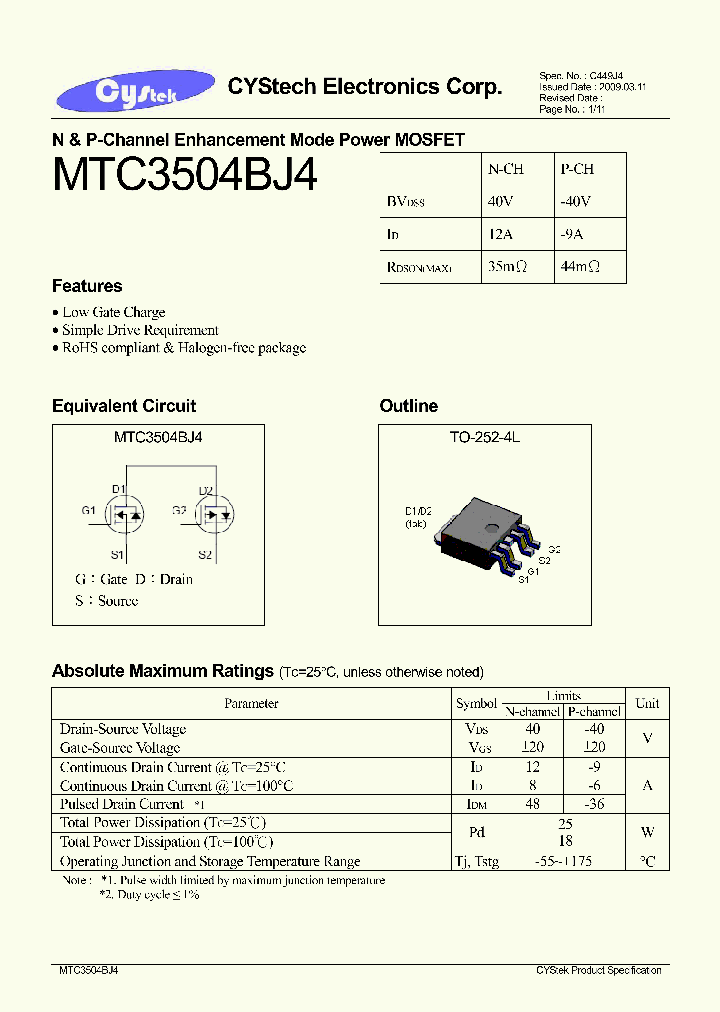 MTC3504BJ4_4608901.PDF Datasheet