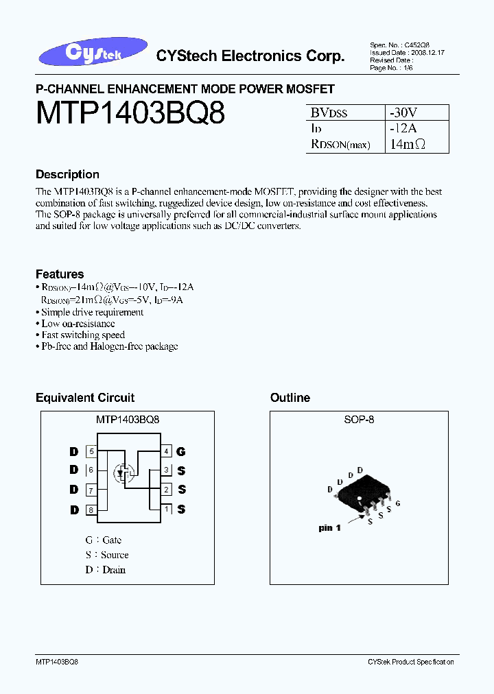 MTP1403BQ8_4771957.PDF Datasheet