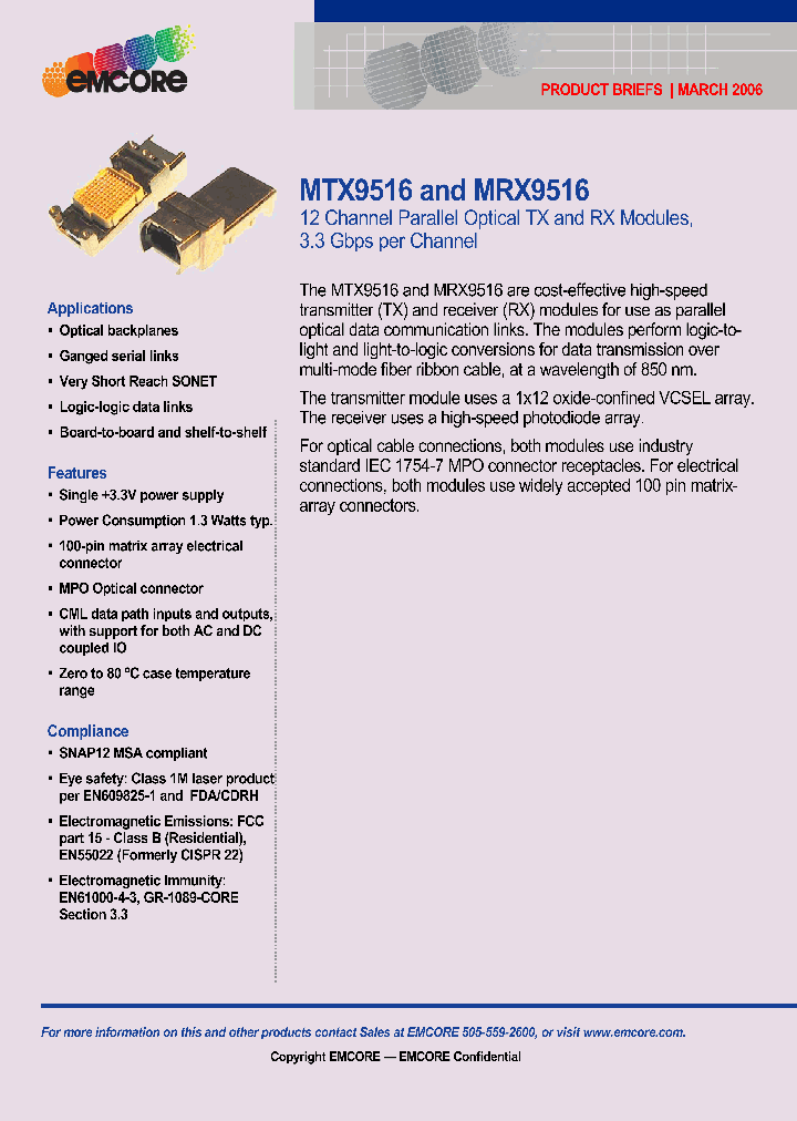 MTX9516_4577637.PDF Datasheet