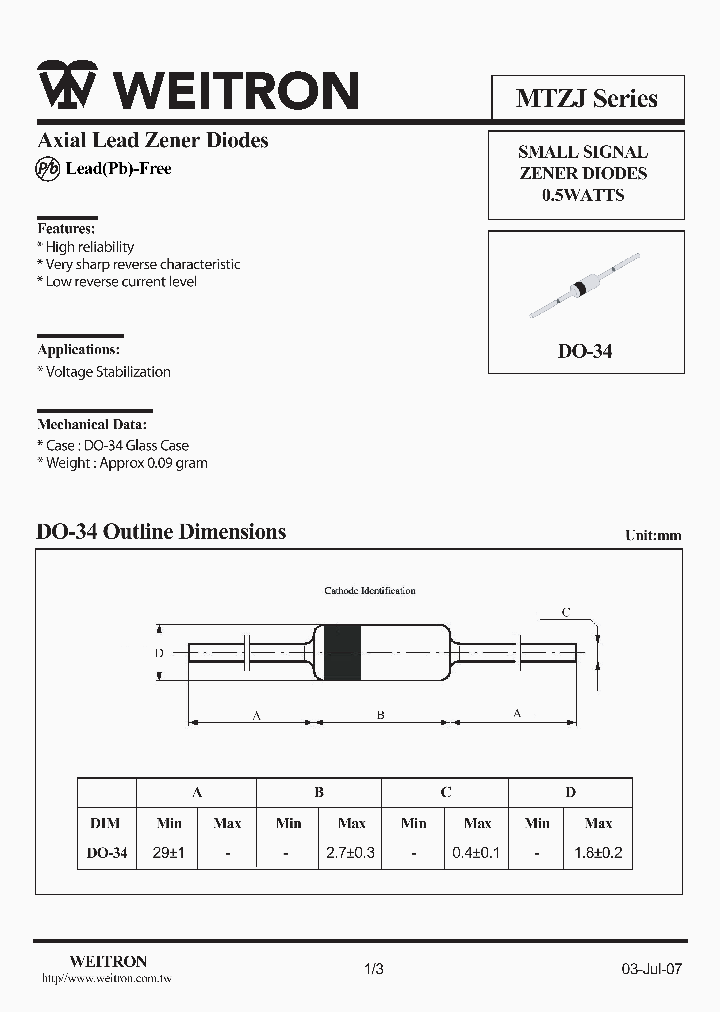MTZJ_4535923.PDF Datasheet
