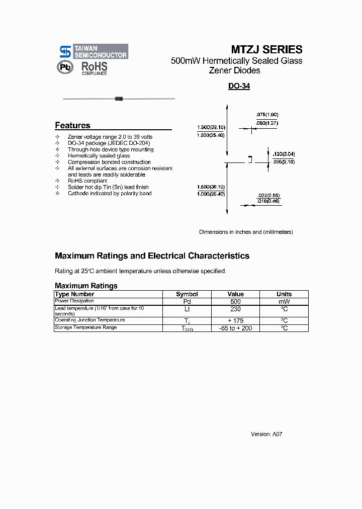 MTZJ_4535924.PDF Datasheet