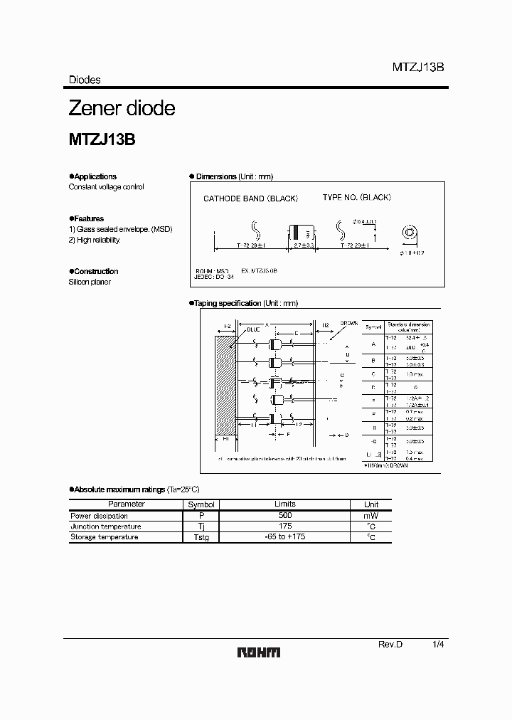 MTZJ13B1_4895872.PDF Datasheet