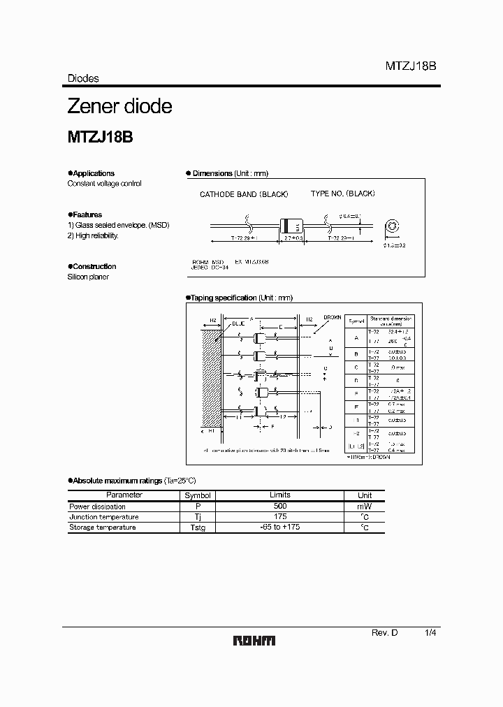 MTZJ18B1_4892419.PDF Datasheet