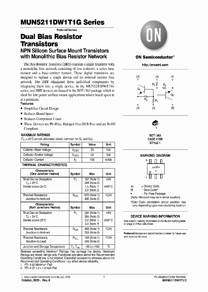 MUN5230DW1T1G_4912996.PDF Datasheet