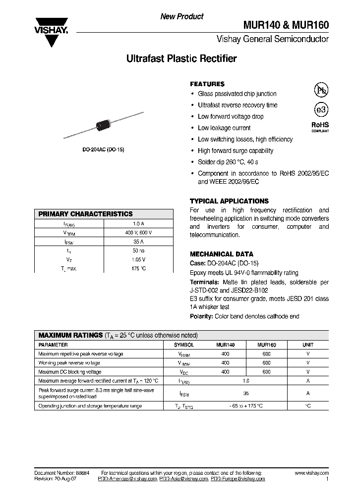 MUR140_4509157.PDF Datasheet