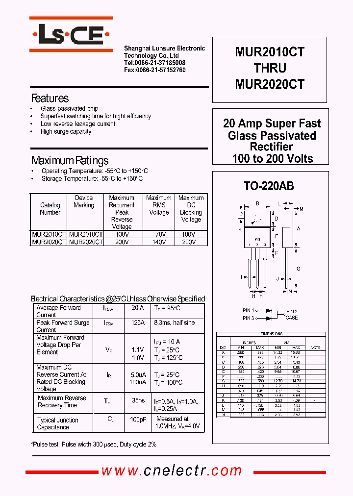 MUR2010CT_4578784.PDF Datasheet