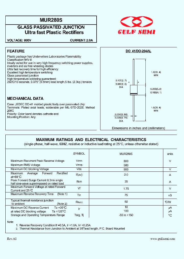 MUR280S_4619485.PDF Datasheet