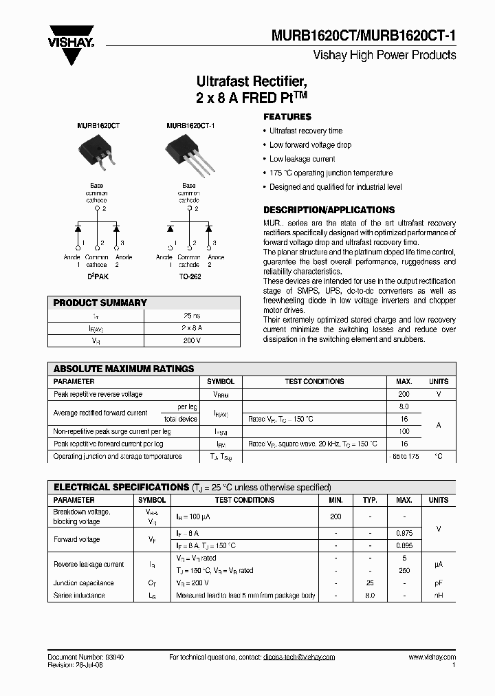 MURB1620CT_4316247.PDF Datasheet
