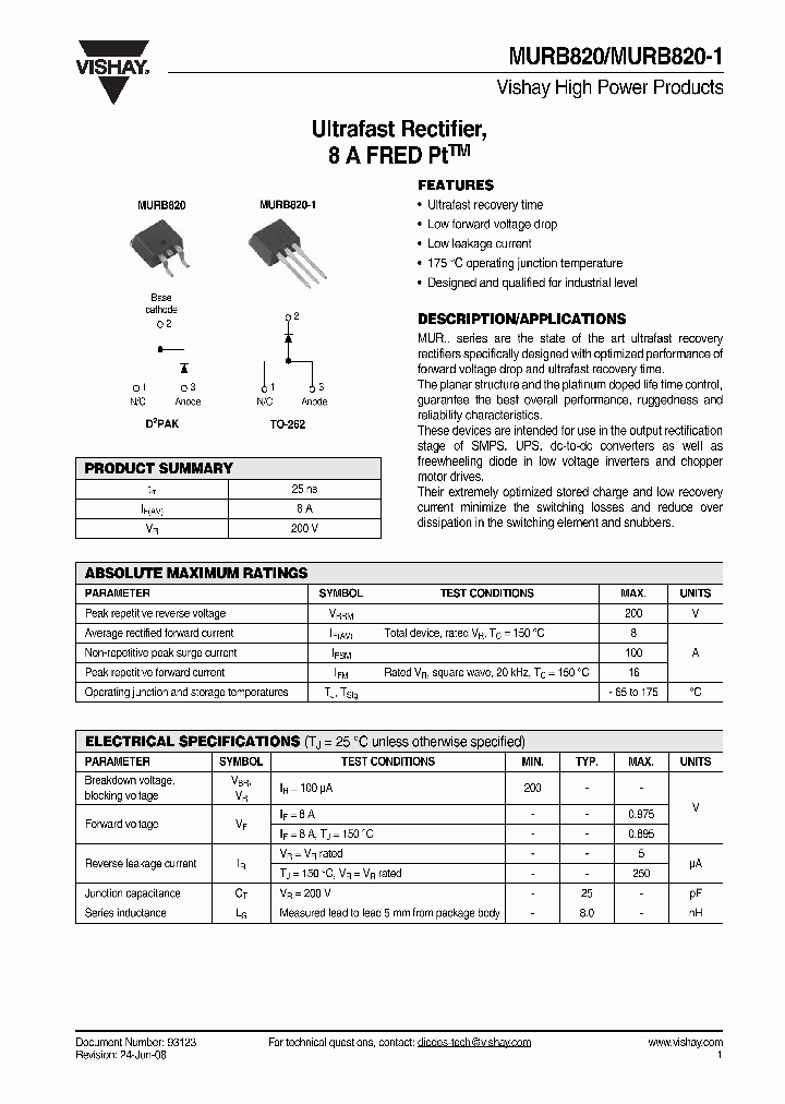 MURB820_4277948.PDF Datasheet