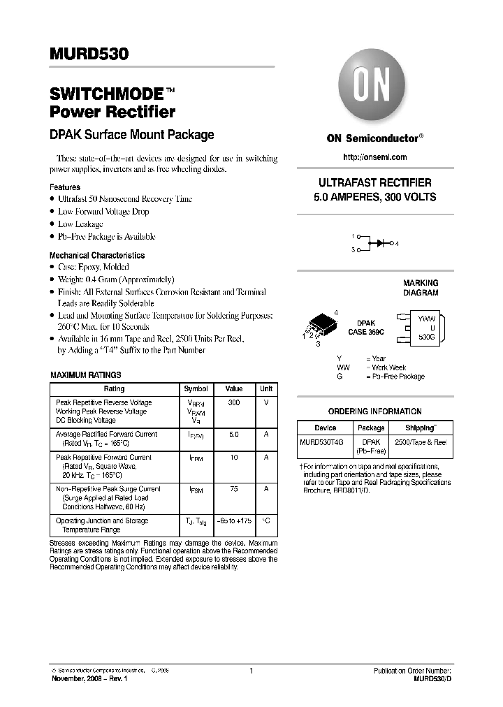 MURD530_4774406.PDF Datasheet