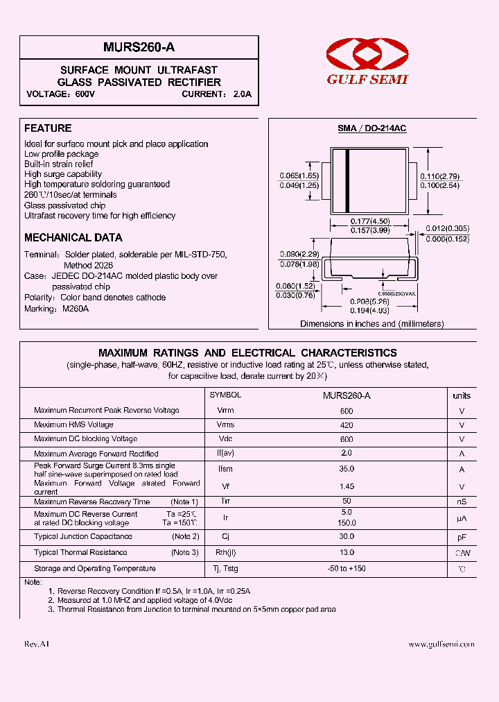 MURS260-A_4619501.PDF Datasheet