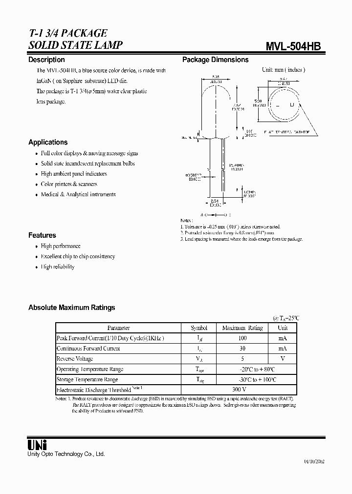 MVL-504HB_4617527.PDF Datasheet