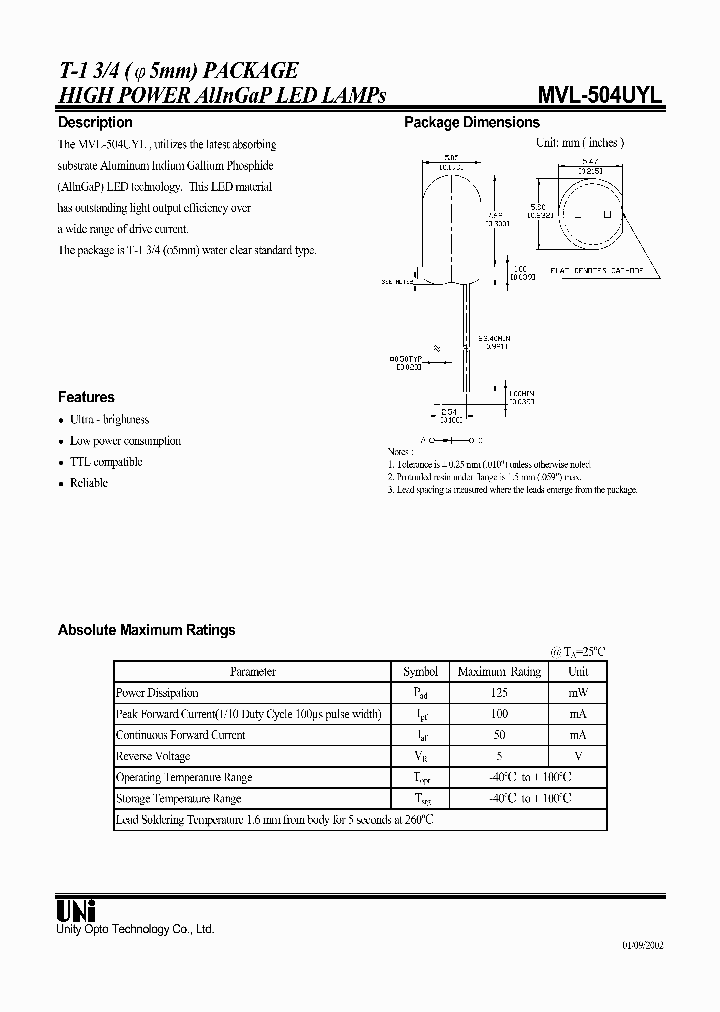 MVL-504UYL_4695079.PDF Datasheet