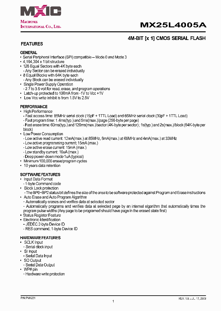 MX25L4005AM2C-12G_4351093.PDF Datasheet