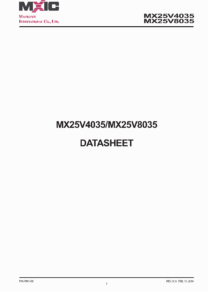 MX25V4035_4597275.PDF Datasheet