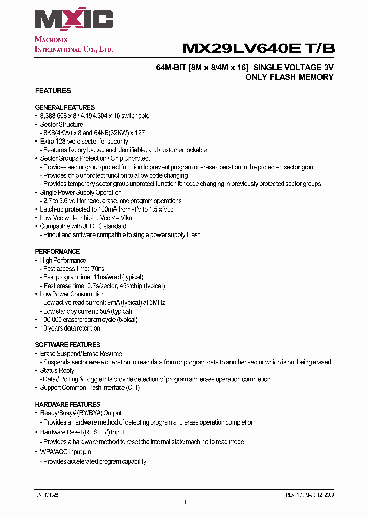 MX29LV640EBTI-70G_4620702.PDF Datasheet