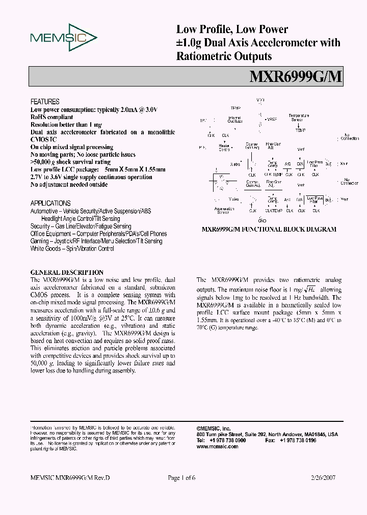 MXR6999GP_4563188.PDF Datasheet