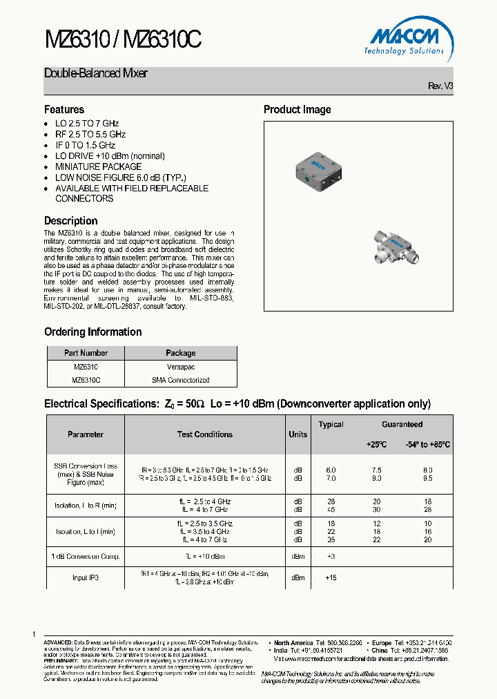 MZ6310_4752116.PDF Datasheet