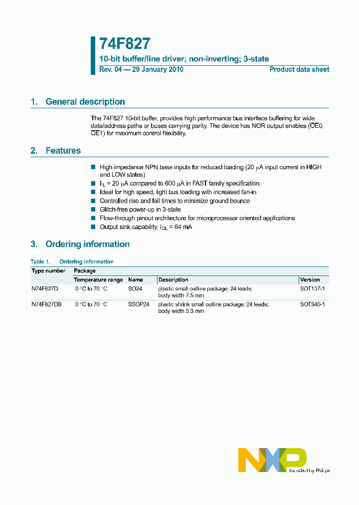 N74F827DB_4631099.PDF Datasheet