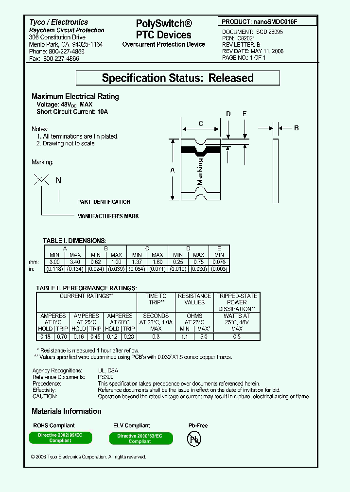 NANOSMDC016F_4565159.PDF Datasheet