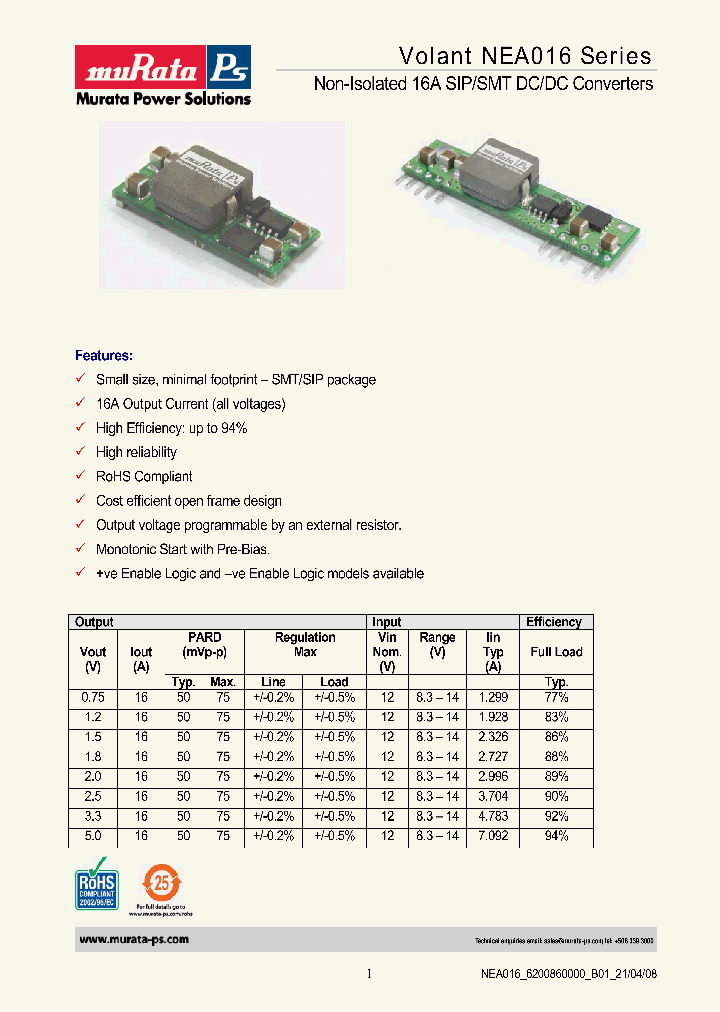 NCA0161501S0-XC_4432830.PDF Datasheet
