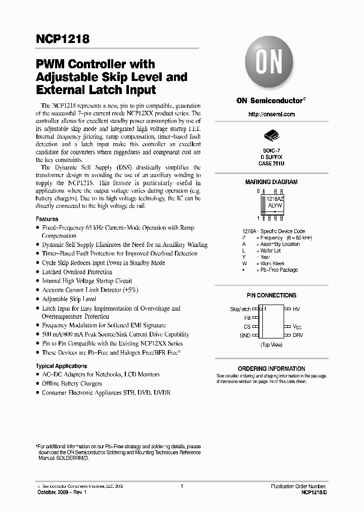NCP1218AD65R2G_4663859.PDF Datasheet