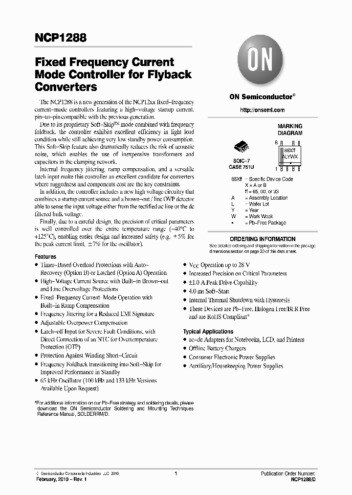 NCP1288BD65R2G_4845344.PDF Datasheet