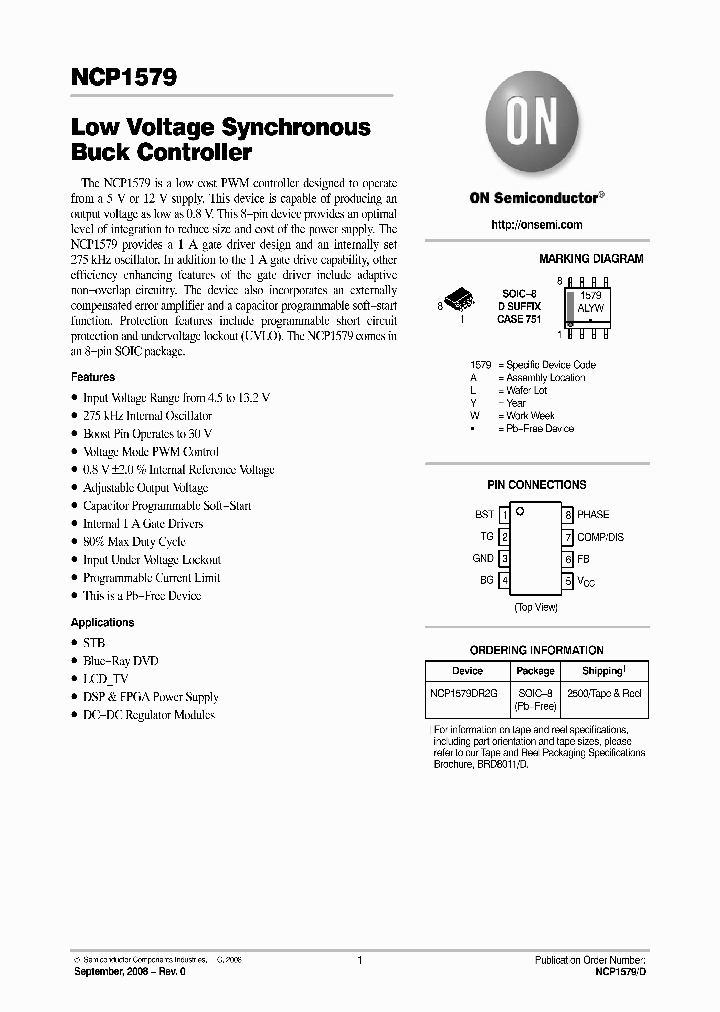 NCP1579_4672748.PDF Datasheet