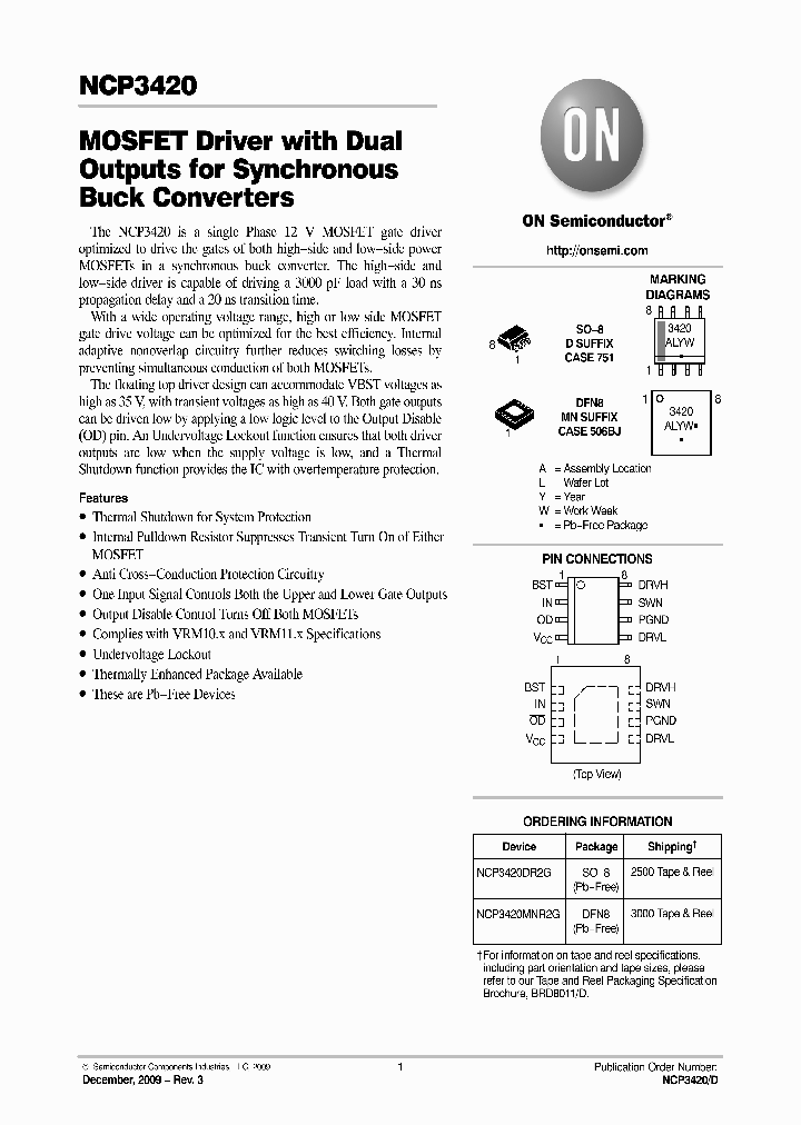 NCP3420_4849460.PDF Datasheet