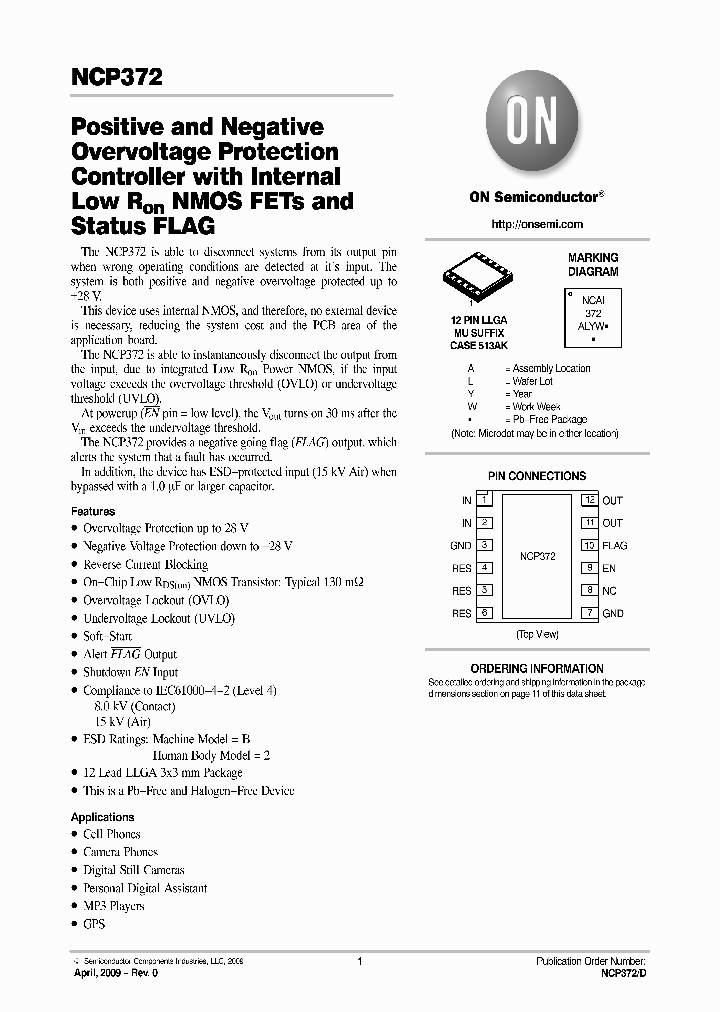 NCP372MUAITXG_4650641.PDF Datasheet